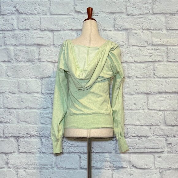 Anthropologie Sunday Saturday Light Green Hoodie - Picture 2 of 9